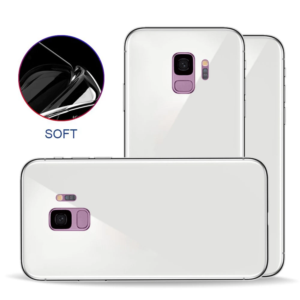 Ultra Thin Soft Transparent Case on the For Samsung S6 S6Edge S7 S7Edge S8 Clear Cases S8Plus S9 S9Plus Silicone | Мобильные