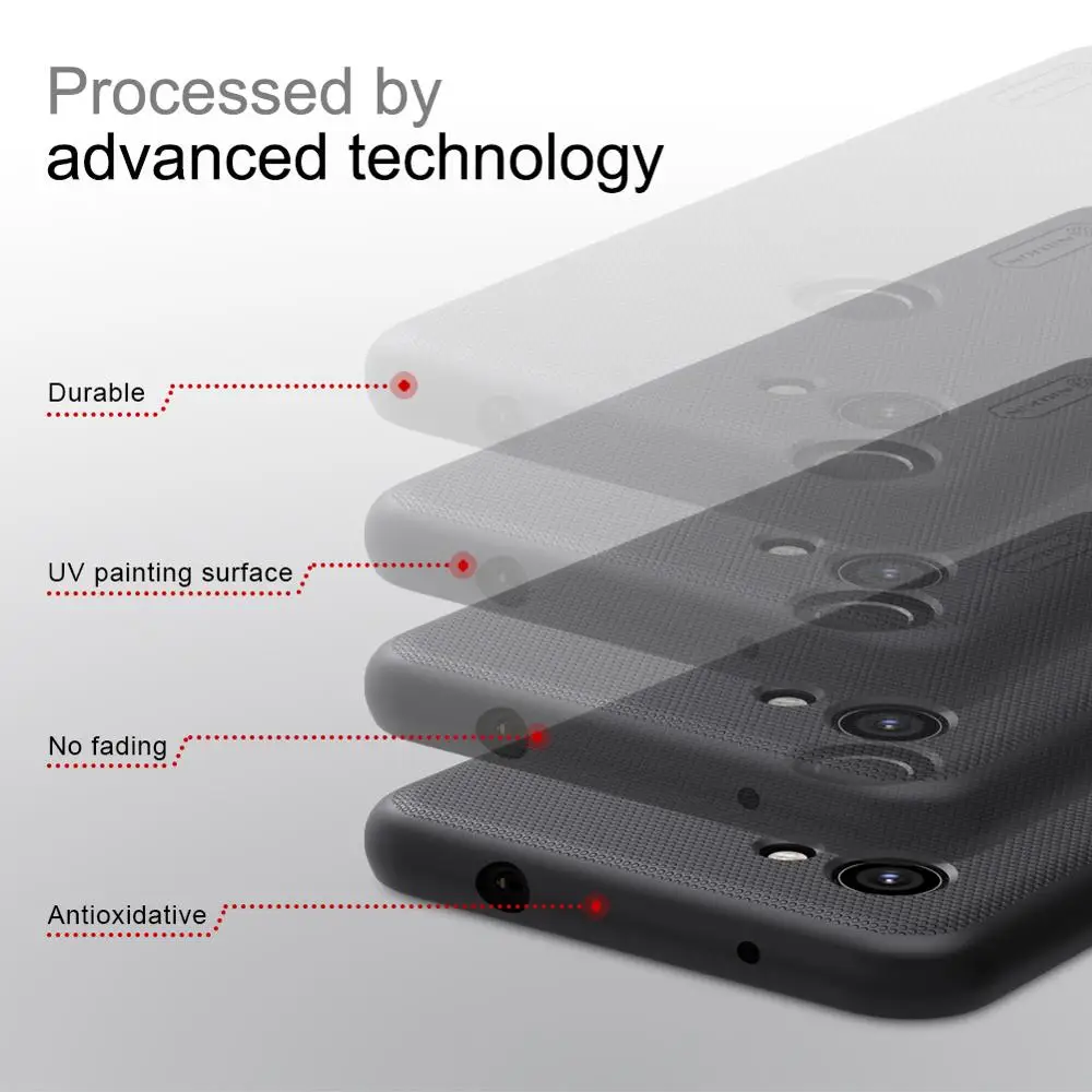 Чехол Nillkin для Google Pixel 3A суперматовый чехол Ультратонкий Жесткий Тонкий задний