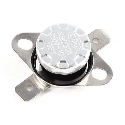 

135C NC Temperature Control Switch Thermostat Auto Reset 2-Terminal KSD301