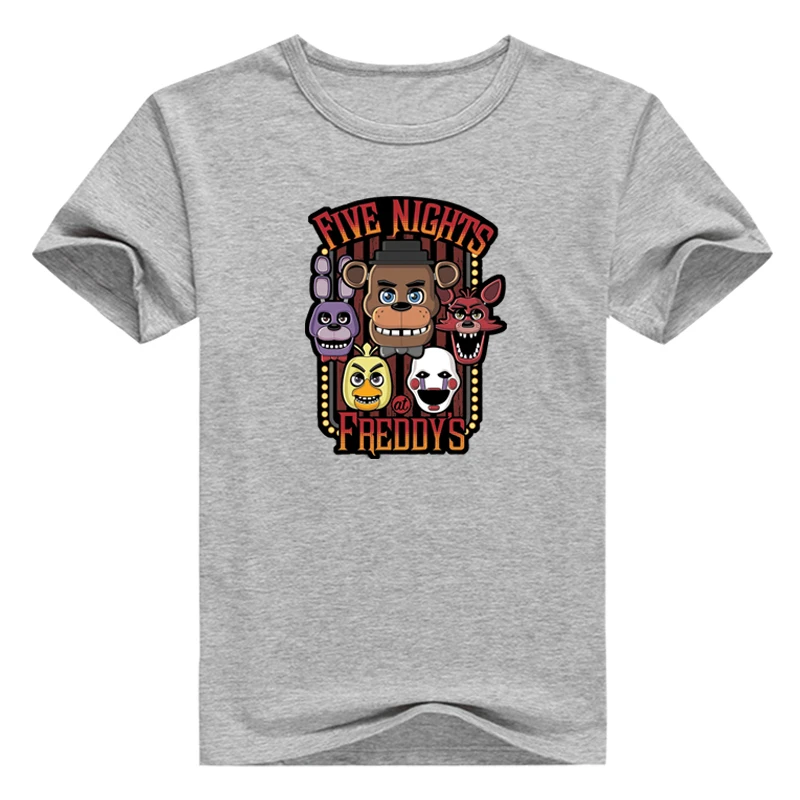 Повседневная футболка летний топ Five Nights at Freddy's fnaf модная брендовая одежда в