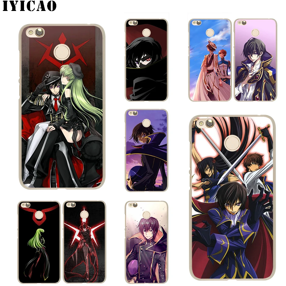 IYICAO код Geass Жесткий Для Xiaomi Mi 5 5S 6 9 8 A2 Lite 5X Mix 2S F1 SE MAX 3 9T A3 Pro CC9E Redmi Note