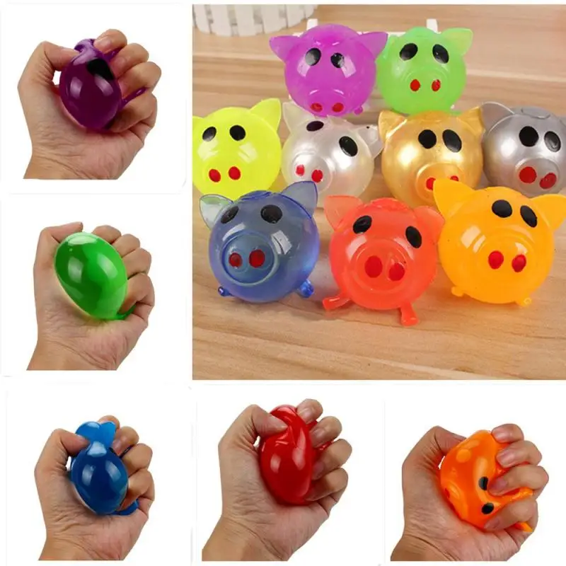 1 шт. антистресс Splat Ball Vent Toy Smash различные стили свиньи игрушки восхитительные