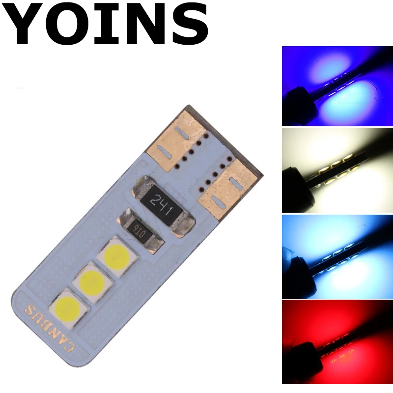2 шт. автомобильный светильник T10 W5W 168 3014 18 SMD супер яркий клиновидный s лампы Canbus