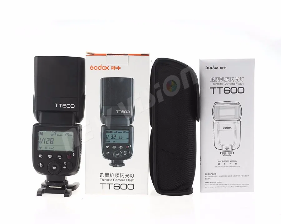 2x Godox TT600 Беспроводная вспышка камеры 2,4g с передатчиком x1t-n для Nikon D3200 D3300 D5300 D7200 D750 D90 подарок комплект
