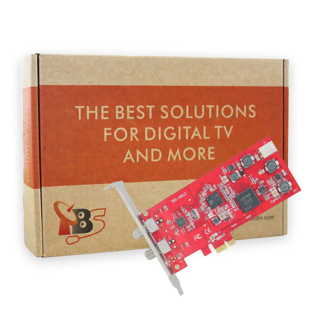 TBS 6903 Профессиональный DVB S2 двойной тюнер PCI e карта CCM/VCM/ACM 16apsk/32apsk|dual tuner|dvb-s2 dual