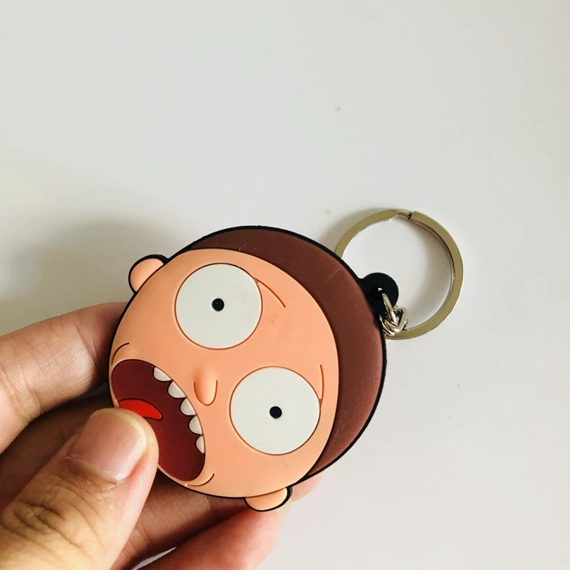 Rick Fashion аниме-брелок для ключей пвх рисунок брелок милые игрушки брелок подарок на день рождения унисекс новинка