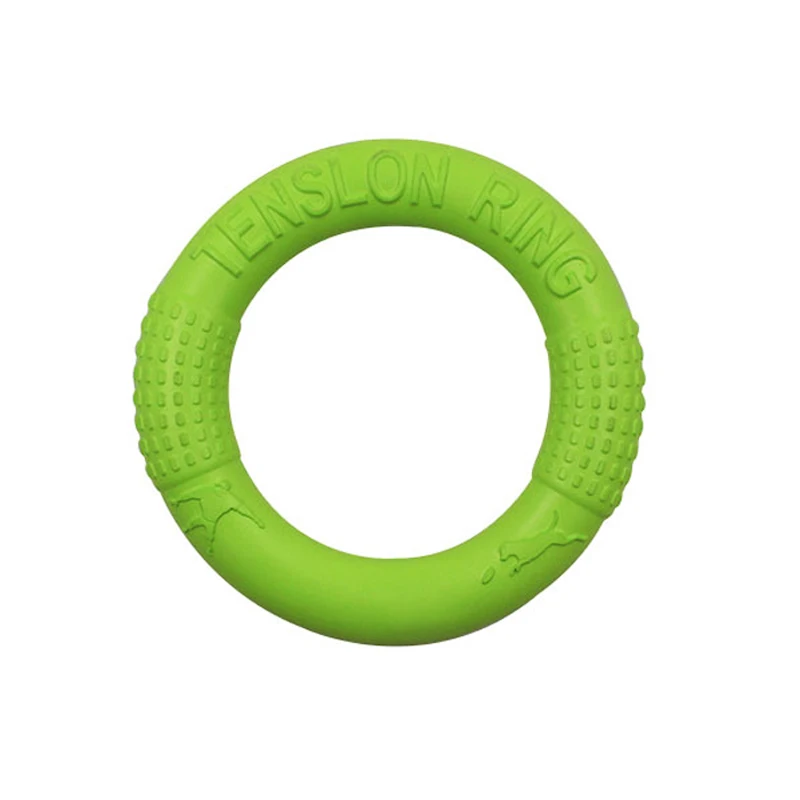 Green Игрушка мягкая собака Frisbie кольцо с диском игрушка для собак плавающая интерактивная игрушка для собак игрушки-Жвачки для тренировок и игр - Цвет: Green