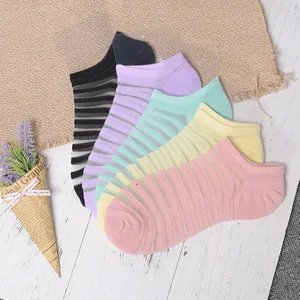 Носки женские, шелковые, эластичные, прозрачные, 2 пары = 4 шт., ws407