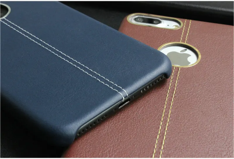 Clearance Fashion Luxury Phone Cases For iphone 7 Plus stitching Business Style Leather back Cell Shell Coque case Iphone |