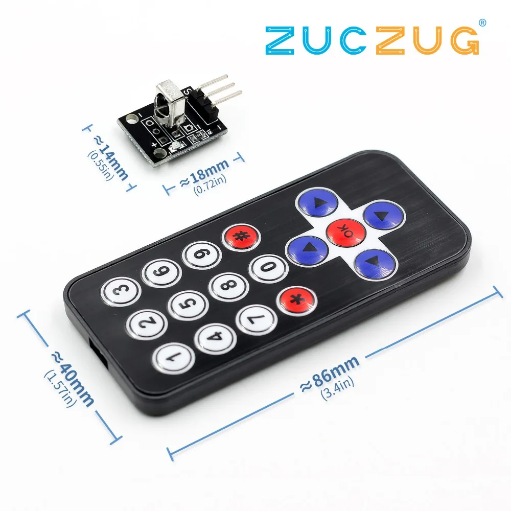 Комплект инфракрасных модулей дистанционного управления HX1838 для Arduino Raspberry Pi 1