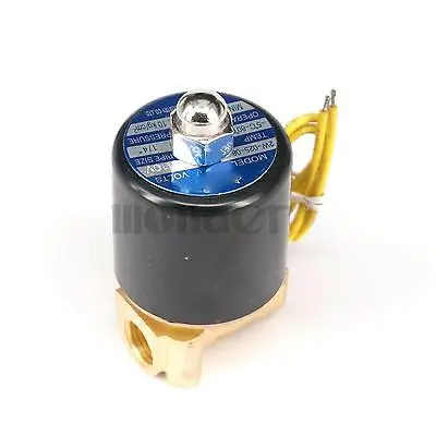 AC110V N/C 2 сторонний 1/4 &quotBSP газовый водяной пневматический Электрический