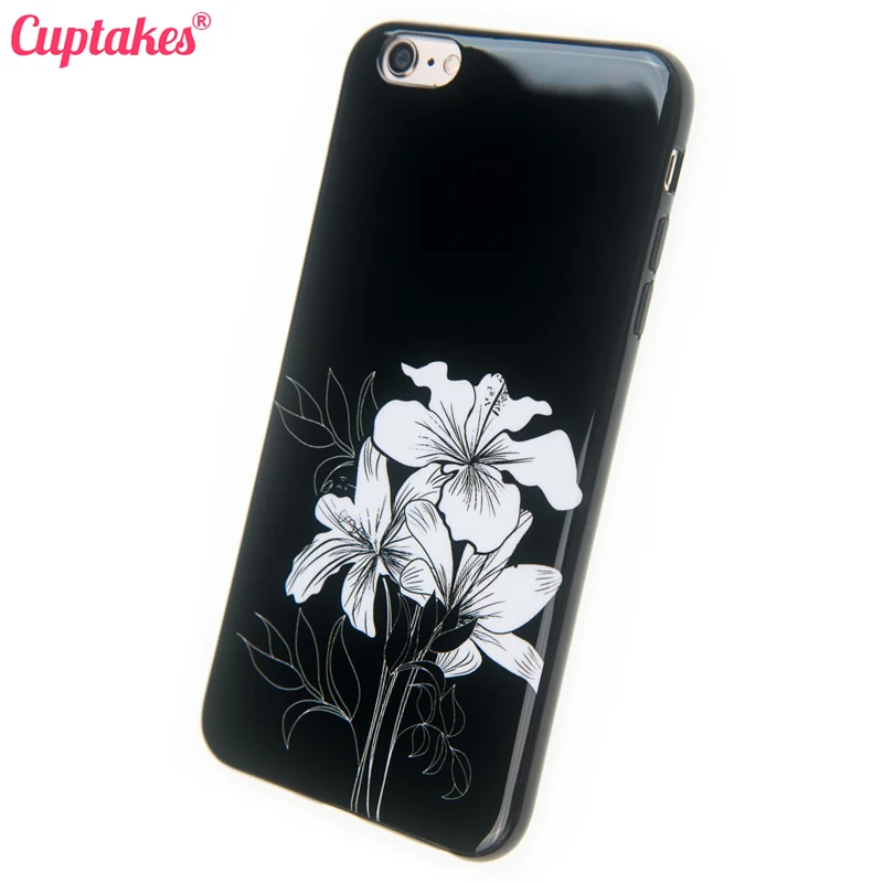 Cuptakes IMD Мягкий силиконовый чехол для iPhone 6 S плюс крышка Роскошные милые красивые