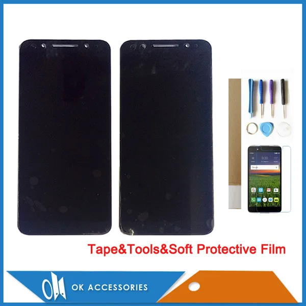 Для Alcatel 3 5052 5052D 5052Y OT5052 OT5052D OT5052Y сенсорный экран с ЖК-дисплеем дигитайзер черный