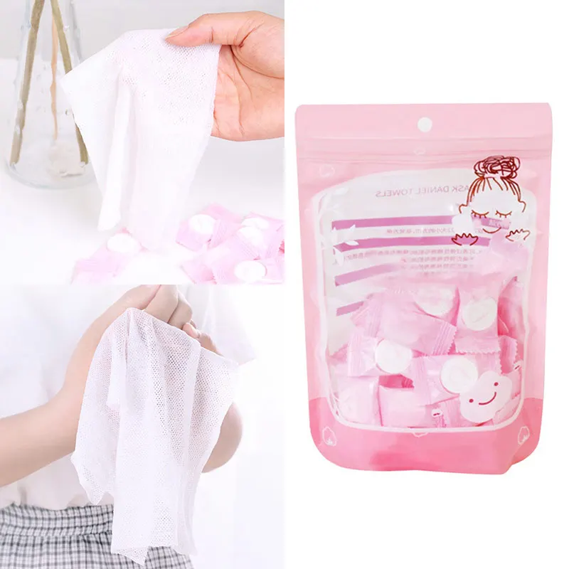 50 шт. на открытом воздухе бумажные полотенца для путешествий &quotВолшебный хлопок