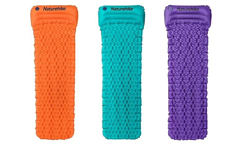 Naturehike Открытый Надувные Подушки Спальный Мешок, Коврик Быстрое Заполнение Воздуха Влагостойкий Туристический Коврик С Подушкой Коврик 460 г