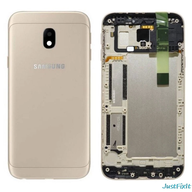 Золотой Для Samsung Galaxy J3 J330 sm-j330a J330F J330M J330FN задняя крышка батарейного отсека чехол задняя крышка батарейного отсека - Цвет: Золотой