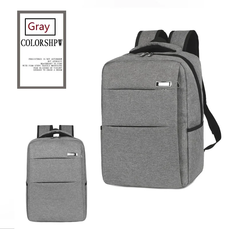 

Simple College Classic Solid Color Material Oxford Cloth Multi-function Large Capacity Student Laptop Backpack ZYB456