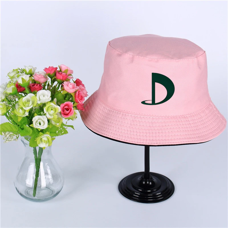 Буква D логотип летняя шляпа Для женщин мужские Панамы Панама буква дизайн