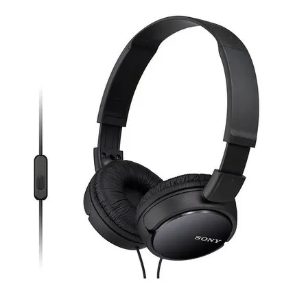 SONY MDR-ZX110APZX серия Экстра бас смартфон гарнитура с микрофоном - Цвет: Черный