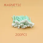 200 шт. Магнитная Чистящая губчатая палка для Epson Roland Mimaki, детали для принтера, очистка тампонов, растворитель, пенопласт