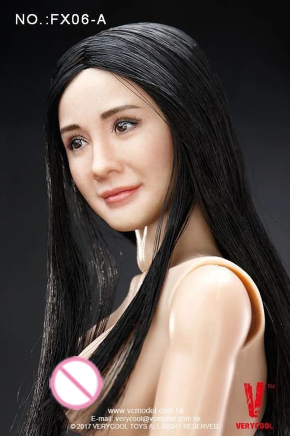 VERYCOOL масштаб 1/6 девушка из Азии звезда Yang Mi FX06A голова с прямыми волосами + VC 3 0