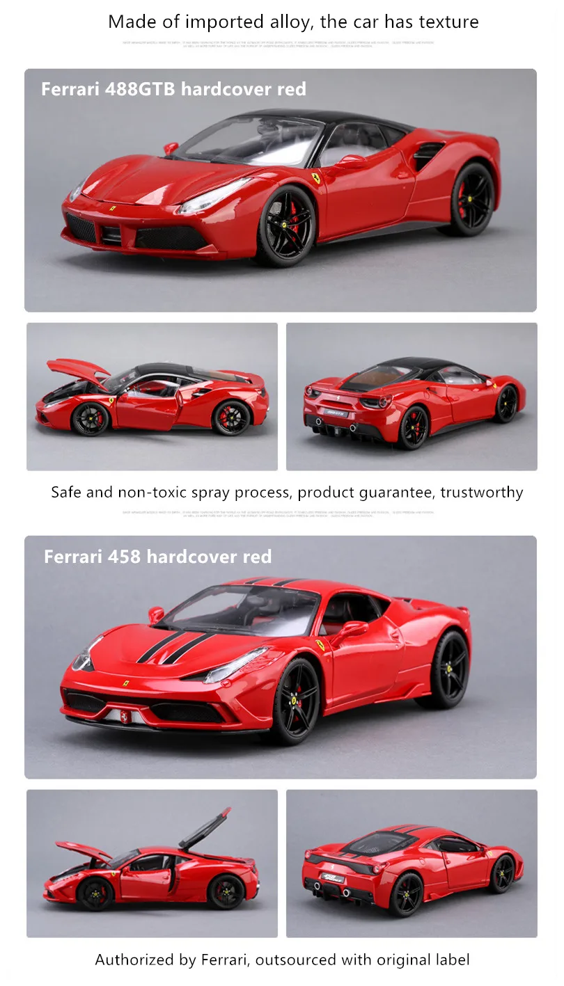 Bburago 1:18 Ferrari California модель автомобиля 1 18 имитация сплава оригинальная Rafa модель спортивного автомобиля супер модель автомобиля для бега подарок