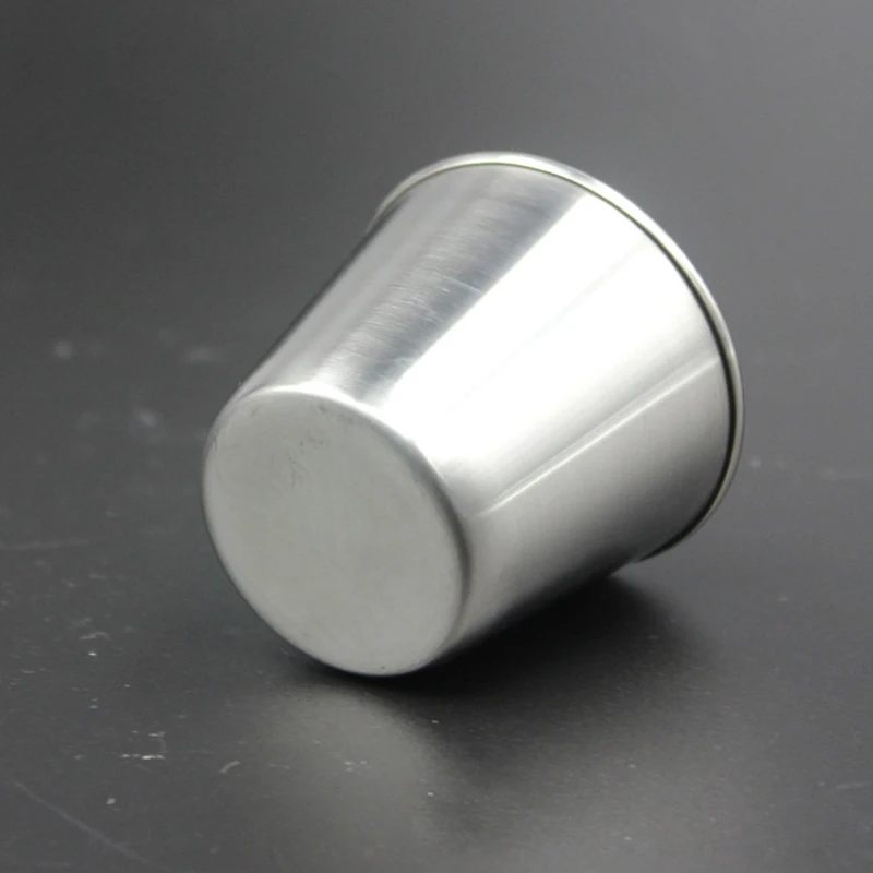 45ml Drinking Glass Stainless Steel Shot Glasses Cups Wine Beer Whiskey Mugs Outdoor Travel Cup | Дом и сад