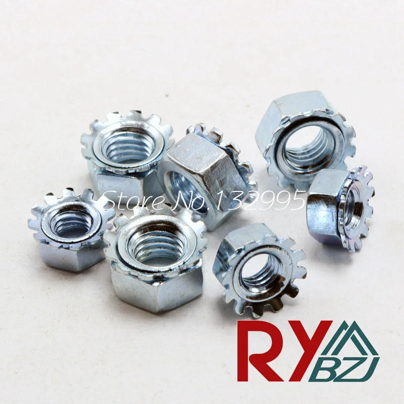 Гайка из углеродистой стали M3/M4/M5/M6/M8/M10 многозубчатая K образная шестерня