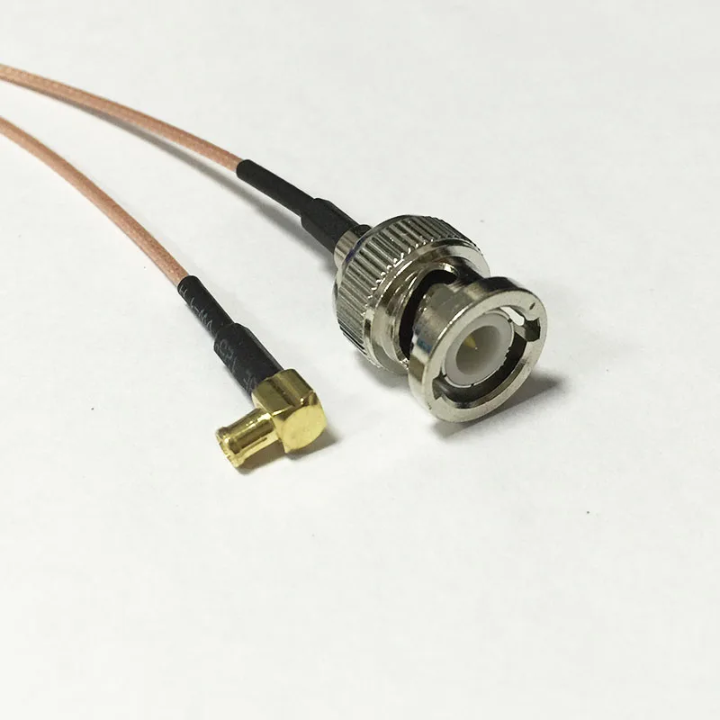 Новый Штекерный переключатель BNC разъем MCX прямоугольный RG178 кабель 15 см 6 дюймов