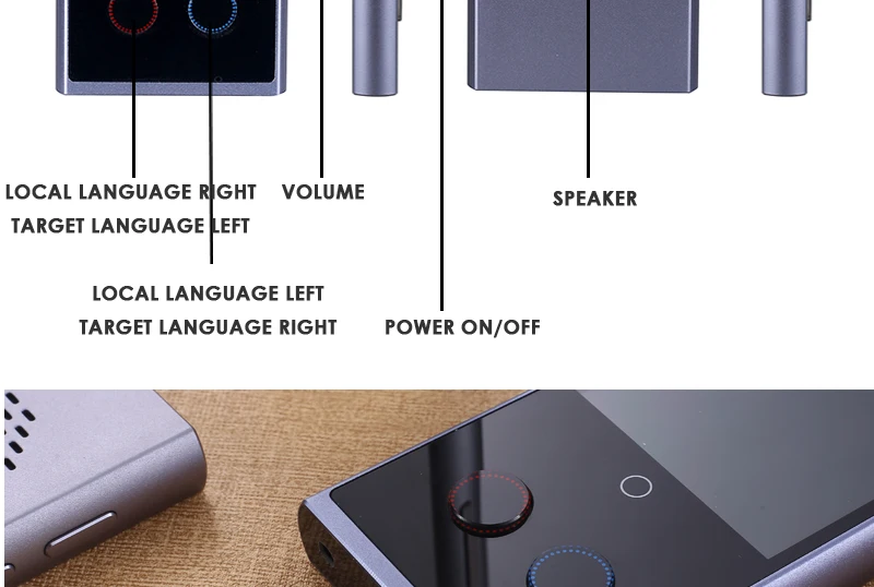 Translaty Smart Voice Translator портативный переводчик Tradutor устройство 75 многоязычный мгновенный переводчик Интеллектуальный перевод