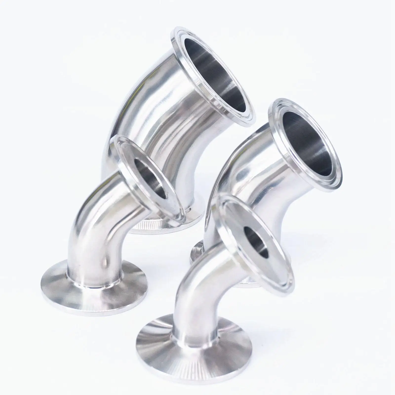 1.5&quot 2&quot 2.5&quot 3&quot 3.5&quot 4&quot Tri Clamp 304 Stainless Steel 45 Degree Elbow Sanitary Pipe Fitting Home Brew Hygiene Grade |