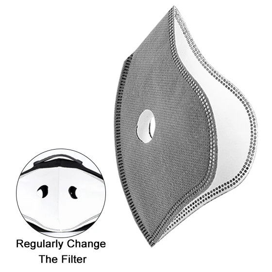 Replaceable Filter WEST BIKING маска для велоспорта с активированным углем Пыленепроницаемая маска для лица анти-загрязнения велосипедная маска для тренировок на открытом воздухе маска для лица - Цвет: Replaceable Filter