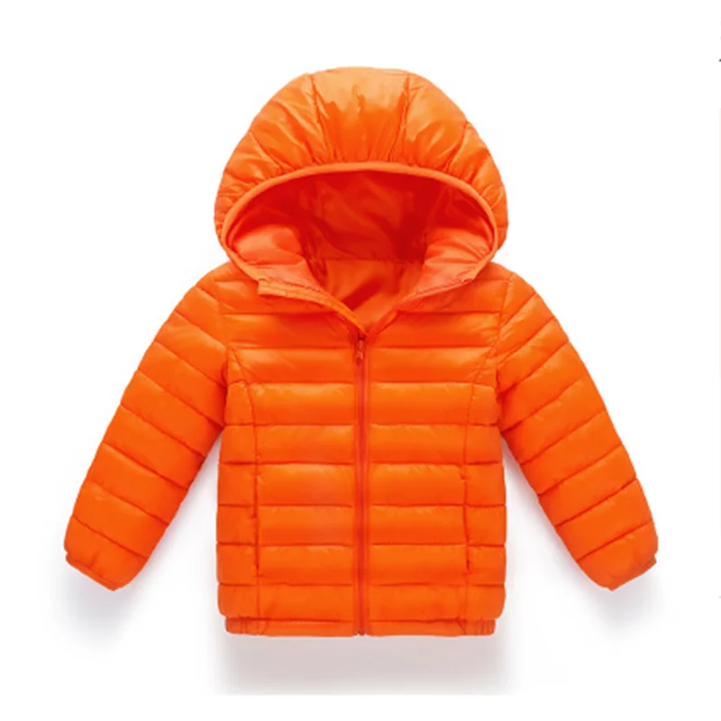 2018 новая детская легкая пуховая хлопковая одежда для мальчиков и девочек куртка