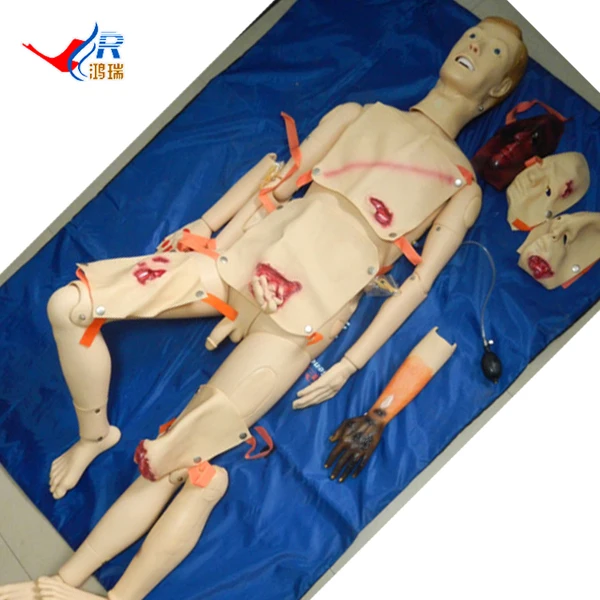 Усовершенствованный манекен для профилактики травм ухода за ранами и