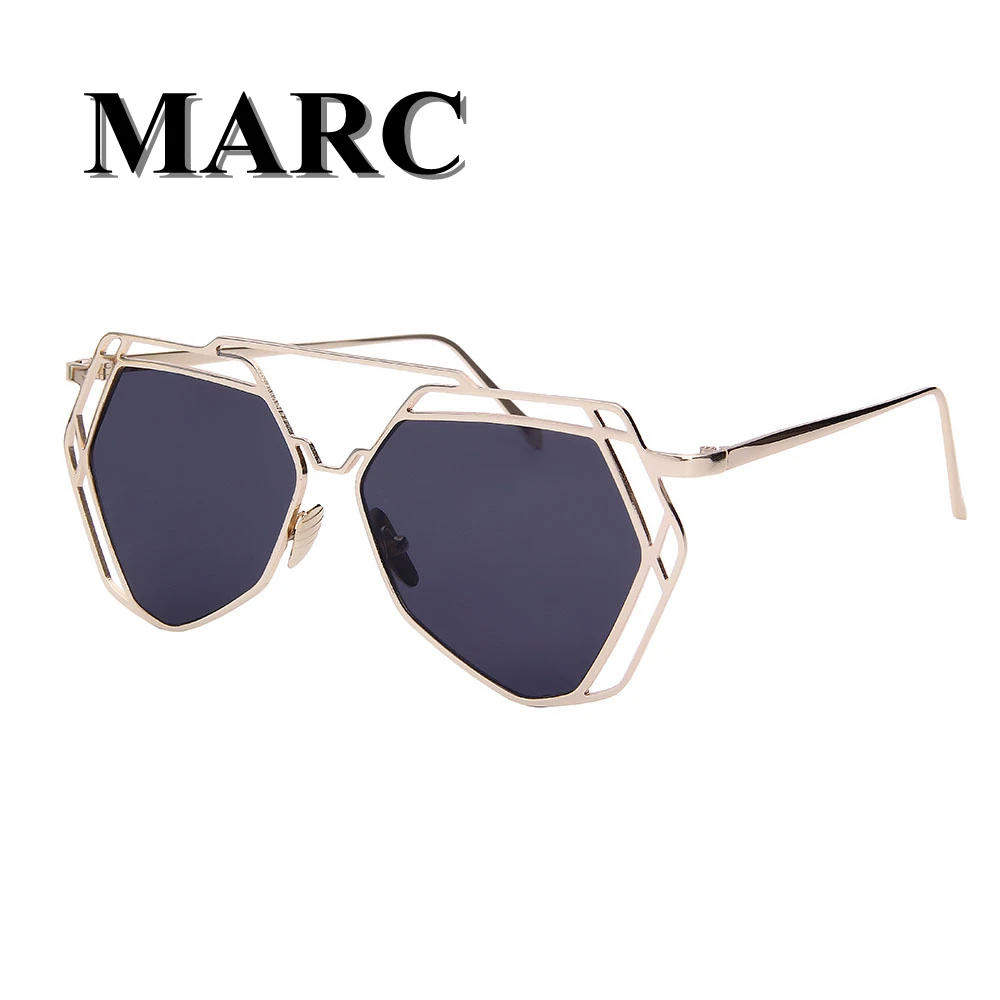 Женские многоугольные очки из металлического сплава с защитой UV400|fashion eyewear|eyewear