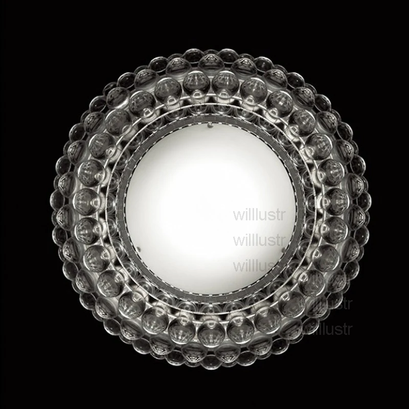 

Willlustr Caboche ceiling Lamp PATRICIA URQUIOLA ELIANA GEROTTO Clear Transparent gold Acrylic Ball LED Chandelier light