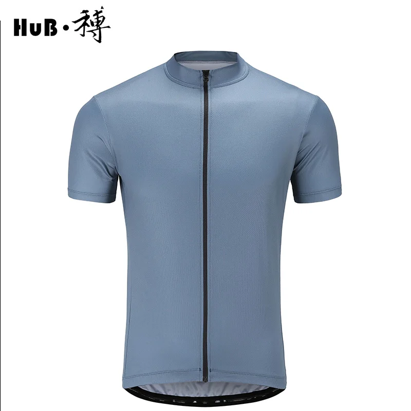 Концентратор Серый Синий горный велосипед открытый езда с коротким рукавом