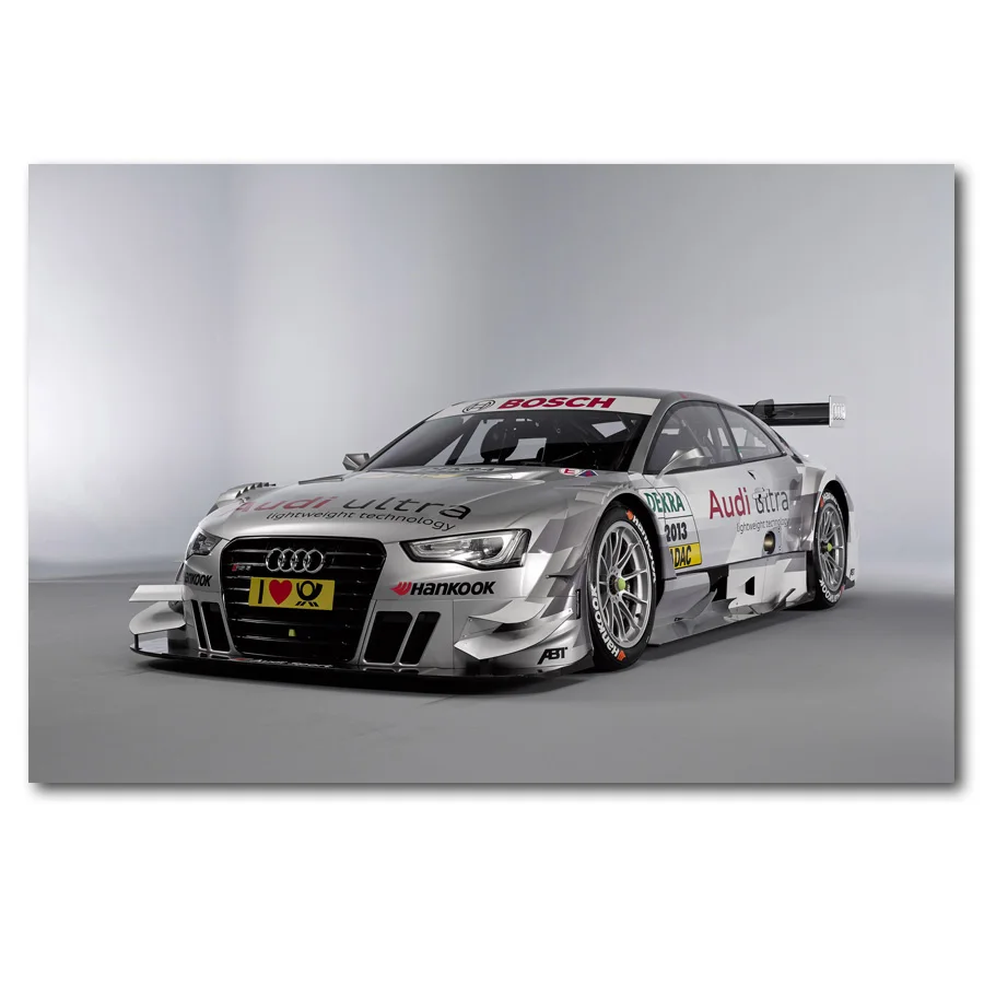 

Картина Sportscar RS5 DTM для гоночной гонки, спортивного автомобиля, Настенная картина, искусство на холсте, картины в рамке для декора комнаты
