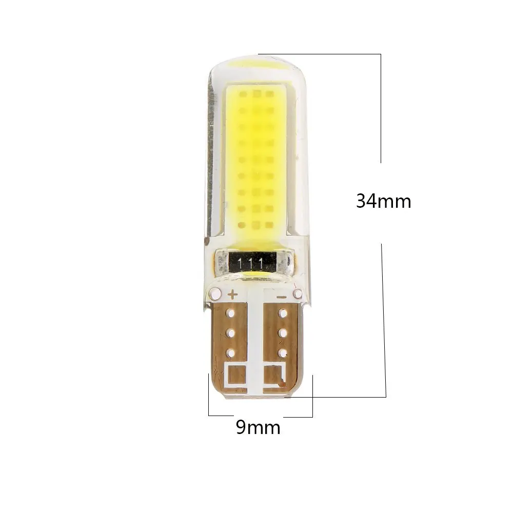 Комплект 4 Lampada Pingo T10 18SMD Cob 6000k Torpedo Farol Frete светильники Super Branca|frete| |