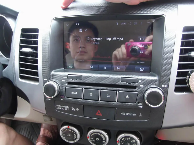 Автомобильное радио Android 10 octa core 4 + 128G для Mitsubishi outlander 2008-2012 мультимедиа