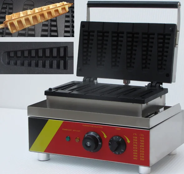

commecial six small corn shape taiyaki maker _electric lolly waffle maker
