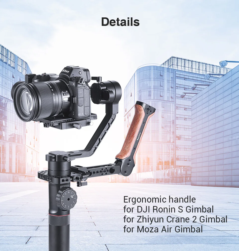Быстросъемная ручка для камеры SmallRig для DJI Ronin S/для Zhiyun Crane 2/для Moza Air 2 Gimbal стабилизатор 2340