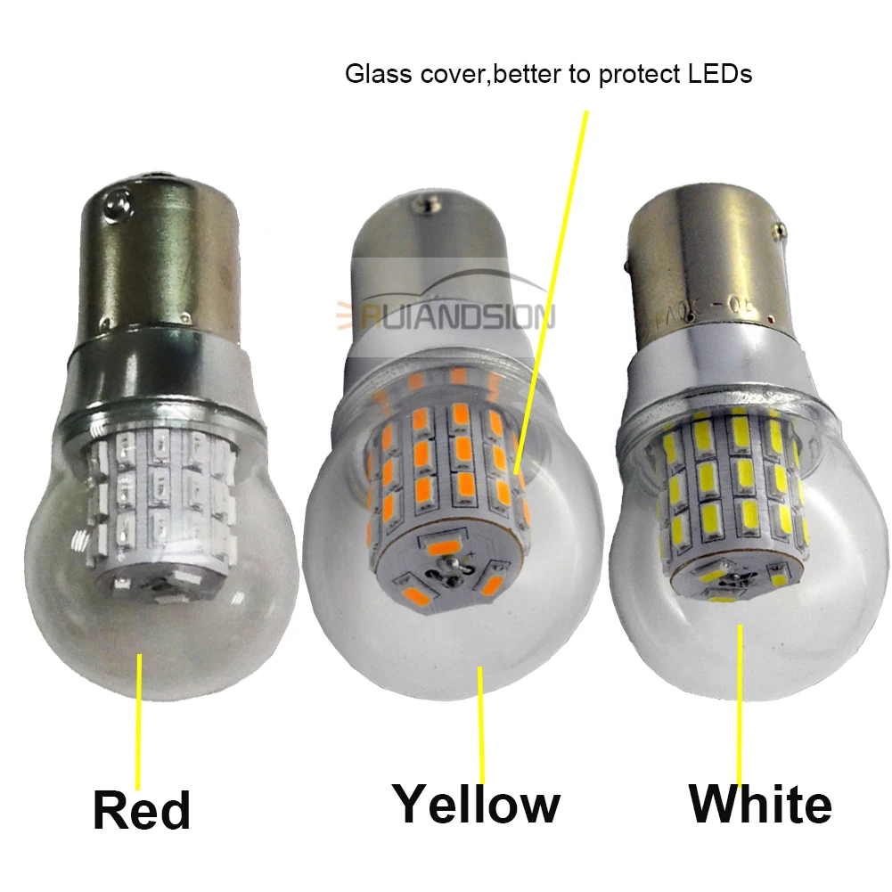 Лампа светодиодная 2 шт./лот 4 Вт 1156 39 3014SMD BA15S P21W R5W указатель поворота задний