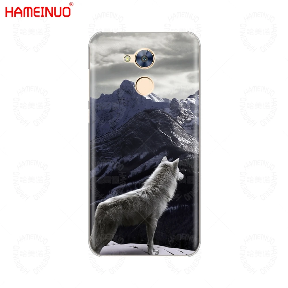 Волк чехол с изображением животного чехол для телефона для huawei Honor 10 V10 4A 5A 6A 7A 6C 6X7X8 9 LITE - Цвет: 73752