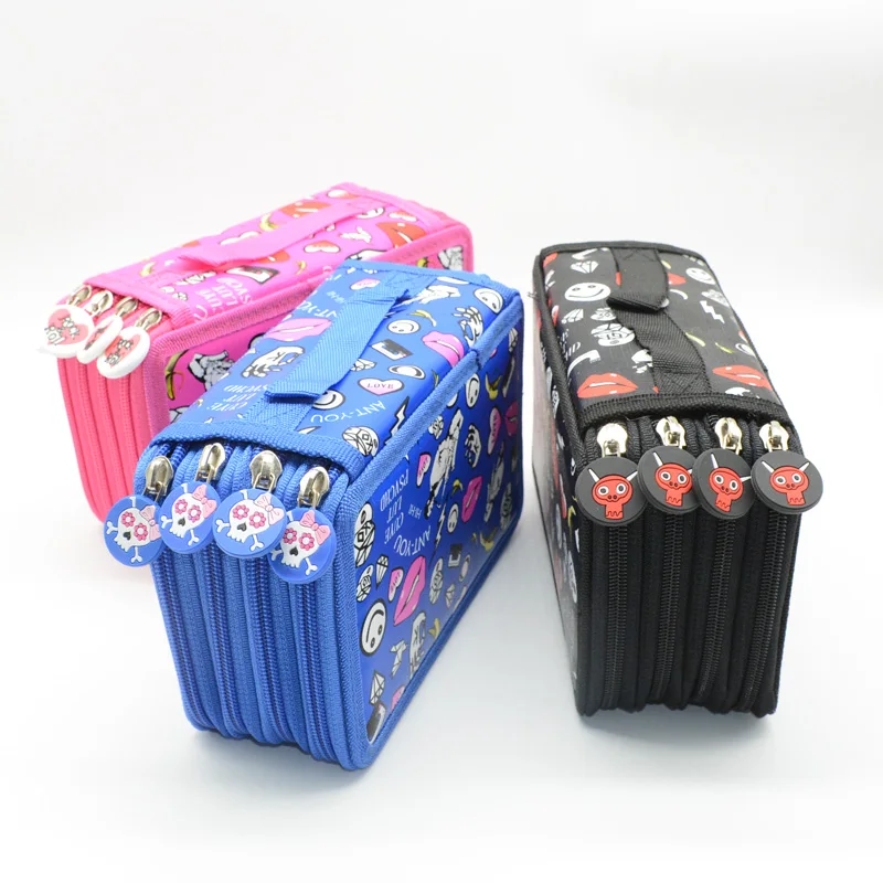 72 отверстия Карандаш Чехол Estuche Escolar Estojo Escola Kalemlik Kalem Kutusu Trousse Scolaire Stylo Box Pennen Etui Potloden Box