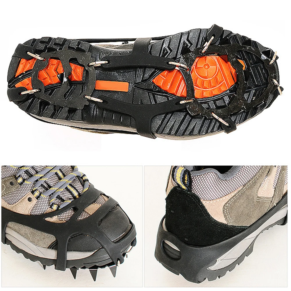 1 пара Нескользящие Чехлы для обуви из марганцевой стали|Шипы и кошки обуви| |