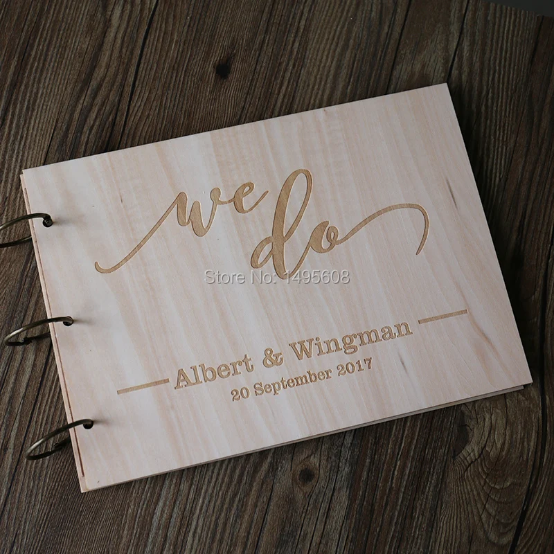 Мы делаем свадебную гостевую книгу из дерева мы деревянный фотоальбом свадебный