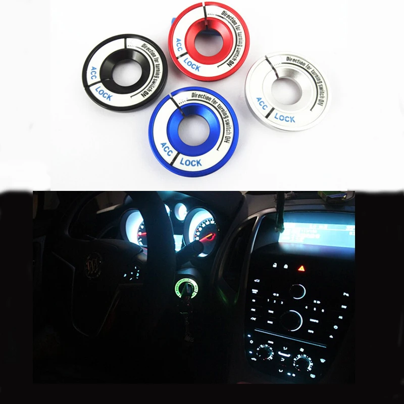 Светящееся кольцо зажигания для Volkswagen VW New Santana Jetta Bora Lavida|car ignition switch|key holecar |
