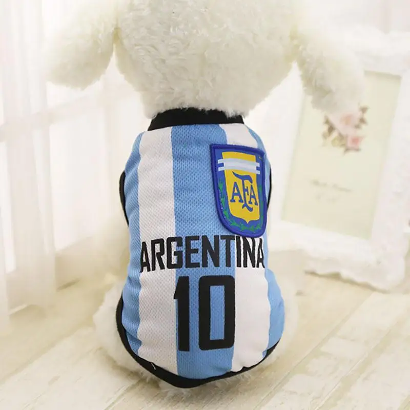 Sports Dog Vest Cat Shirt Pet Clothing Summer Cotton Sweatshirt Football Jersey Clothes For Small Medium Large Dogs XS-6XL | Дом и сад
