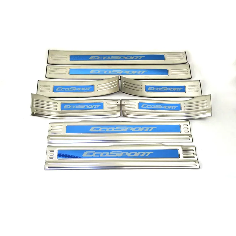 high quality stainless steel car Internal external Scuff Plate/Door Sill Door Sill for Ford Ecosport Car Styling